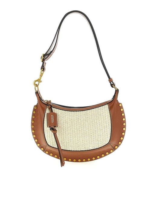 Isabel Marant Metallic Oskan Moon Shoulder Bag