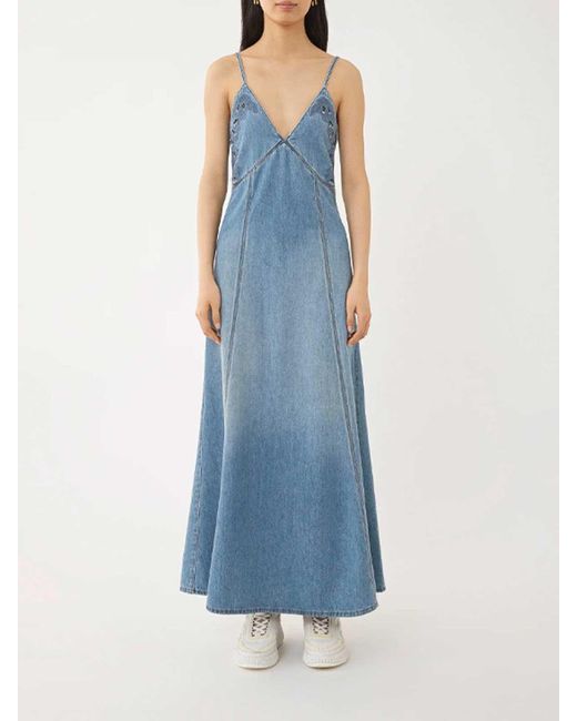 Chloé Blue Long Dress