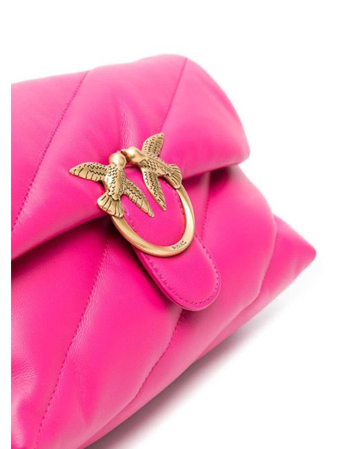 Pinko Pink Love One Classic' Bag Fuchsia Padded