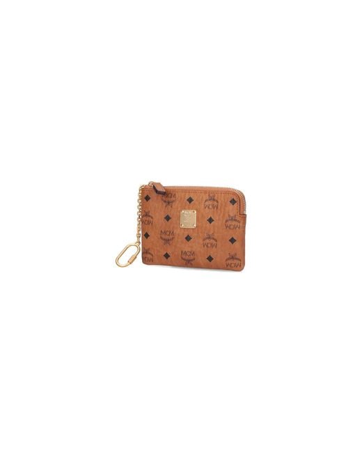MCM Brown Portamonete Zip