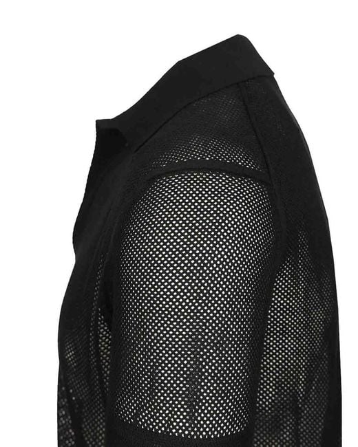 Tom Ford Black Knitted Polo Shirt for men