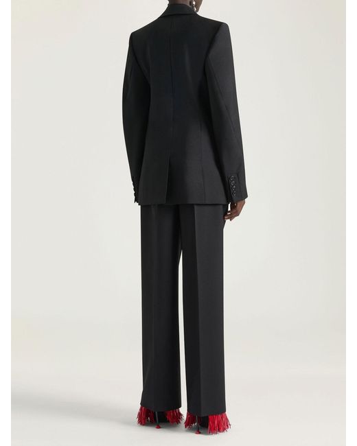 Givenchy Black Double Breasted Tailored Jacket
