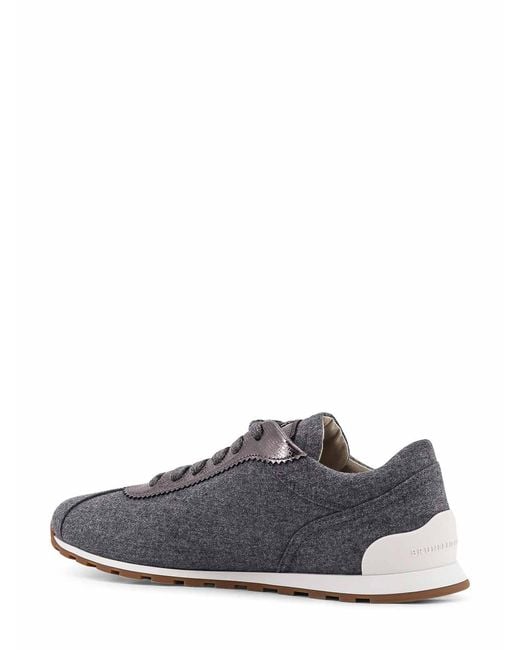 Brunello Cucinelli Gray Sneakers