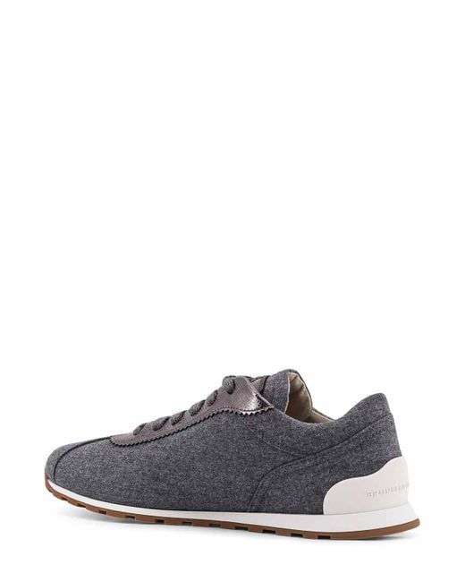 Brunello Cucinelli Gray Sneakers
