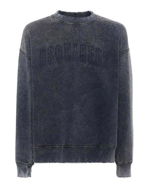 DSquared² Blue Sweatshirt for men