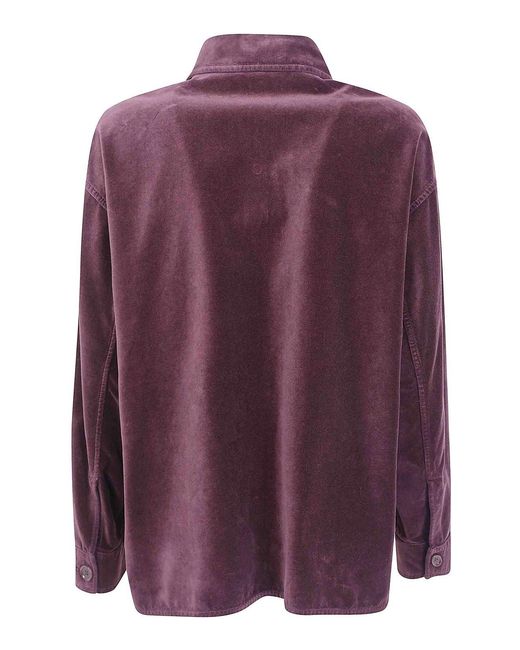 Aspesi Purple Velvet Classic Jacket