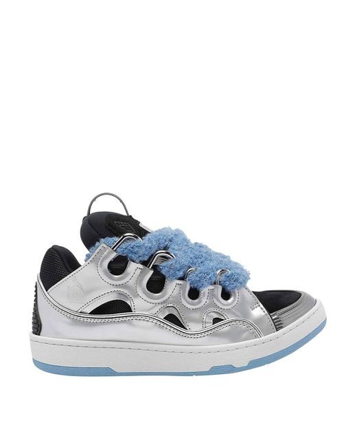 Lanvin Blue Curb Sneakers for men