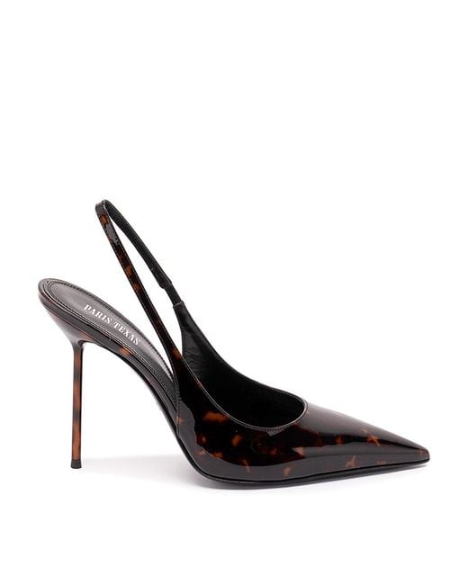 Paris Texas Black 'Lidia' Slingback