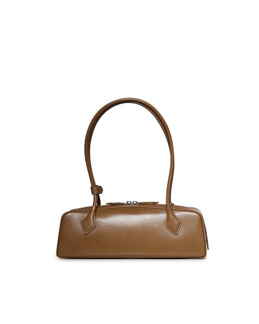 Alaïa Metallic Le Teckel Medium Leather Shoulder Bag