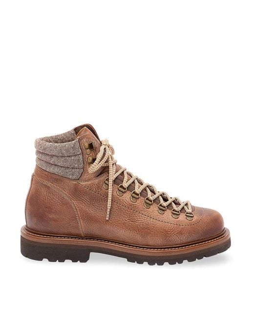 Brunello Cucinelli Brown Boots for men