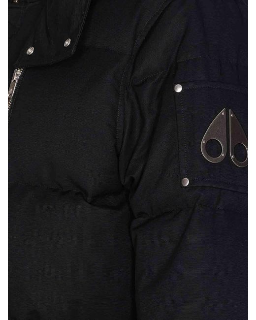 Moose Knuckles Black Original 3Q Down Jacket for men