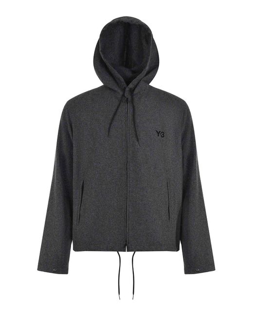 Y-3 Gray Sweatshirt Wool Blend for men