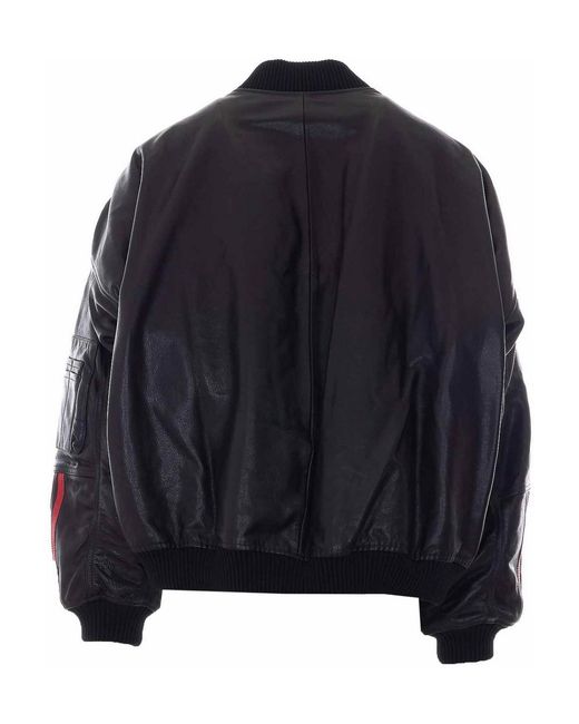 Adidas Originals Blue Leather Bomber for men