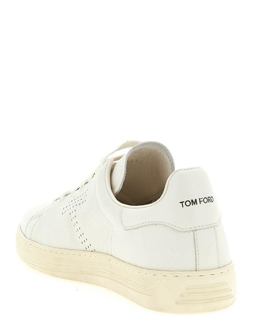 Tom Ford White Warwick Sneakers for men