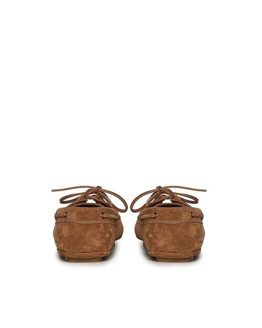 Sturlini Brown Suede Loafers for men