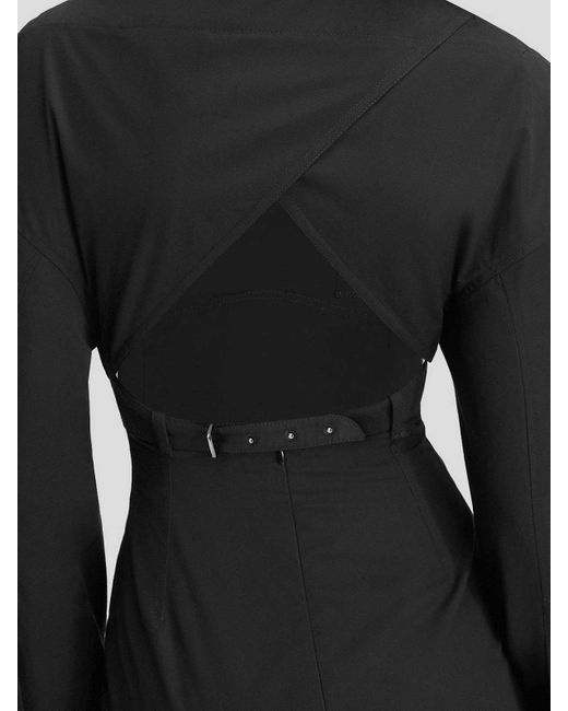 Jacquemus Black Dress Casaco