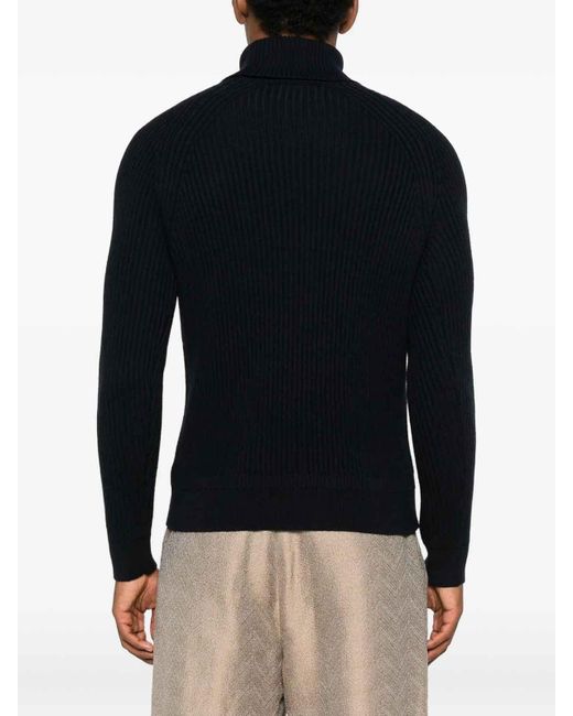 Zanone Black Dv Rag for men