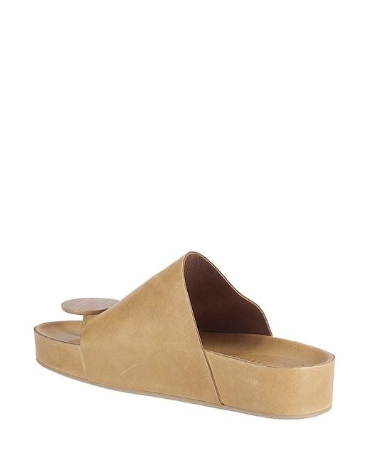 Uma Wang White Round S Slide