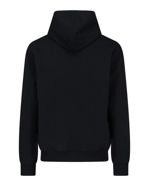 AMI Blue Ami De Cur Hooded Sweatshirt for men