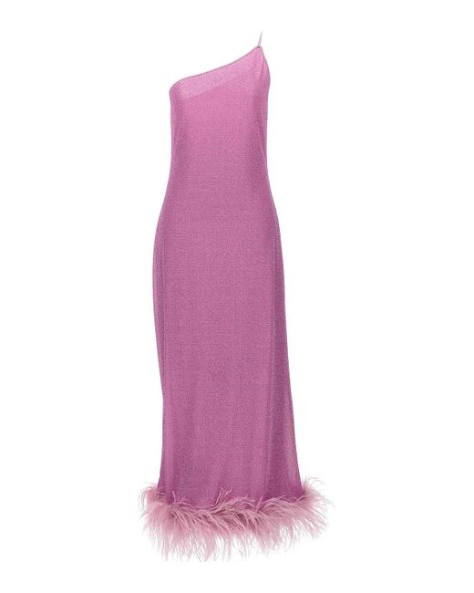 Oseree Purple Long Dress