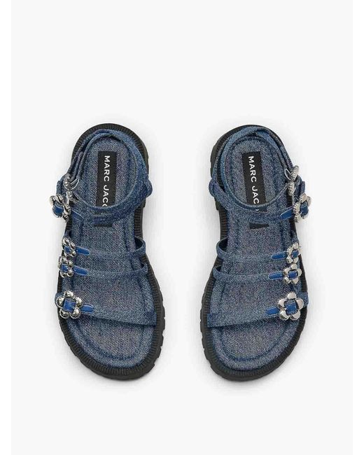 Marc Jacobs Blue The Gladiator Kiki Sandal