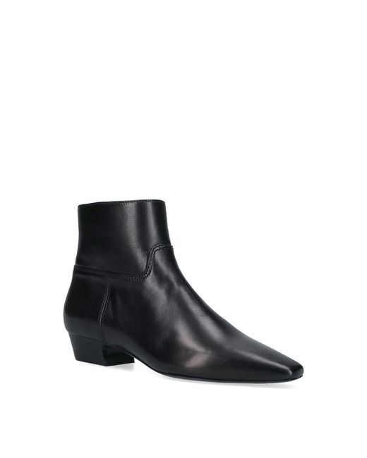 Stuart Weitzman Black Stassi Ankle Boots