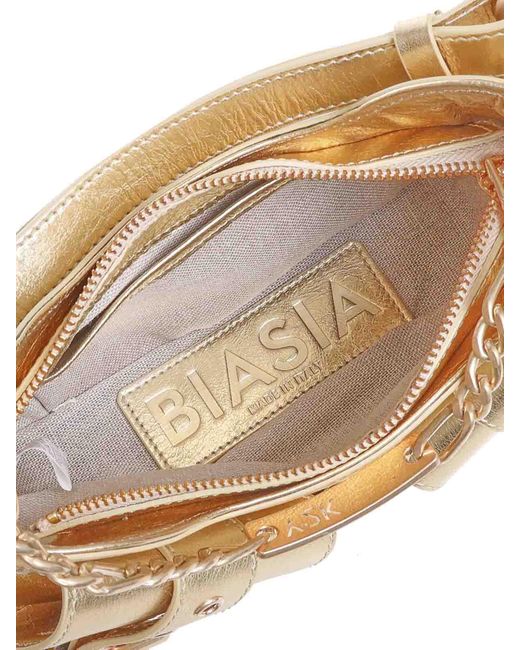 BIASIA Metallic Shoulder Bag