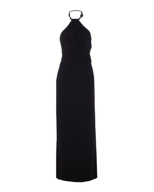 Solace London Black Riva Maxi Dress