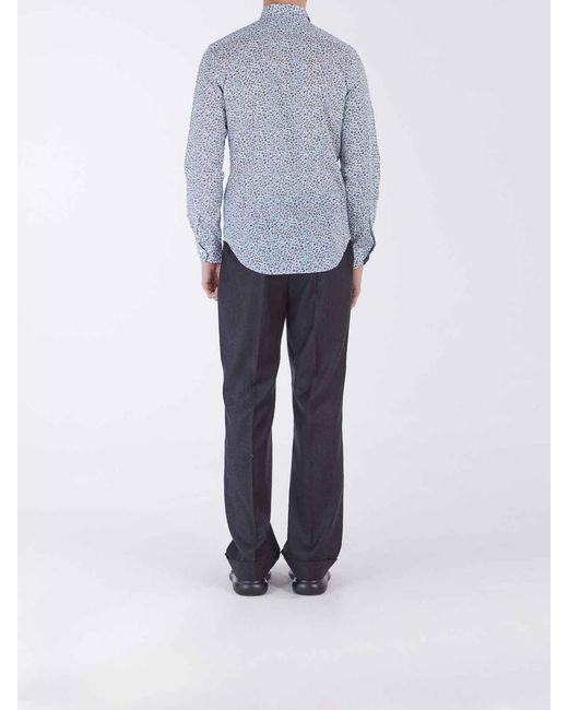 Paul Smith Blue Liberty Slim Fit Shirt for men