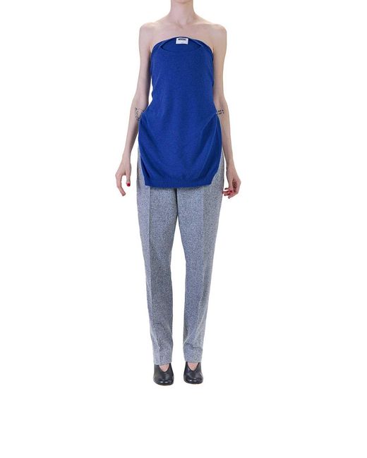 Moschino Blue Top Pullover