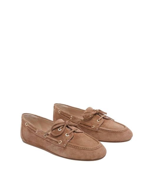 Stuart Weitzman Brown Tinsley Loafers