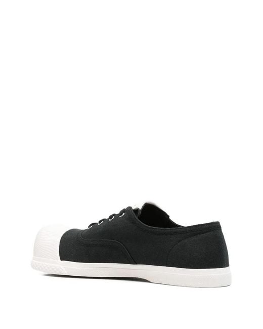 Marni Black Leather Sneakers for men
