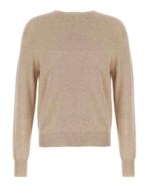 Ma'ry'ya Natural Cashmere Cotton Sweater for men