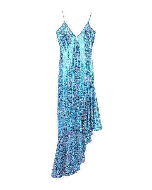 Etro Blue Long Light Dress