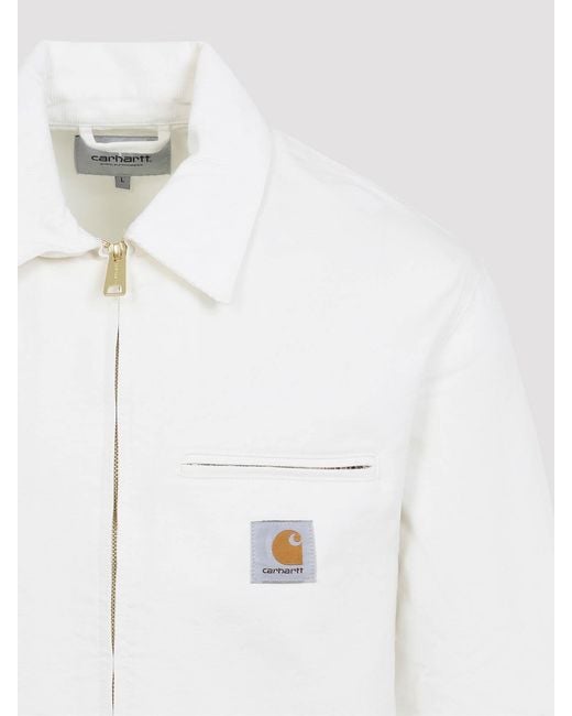 Carhartt White Detroit Jacket for men