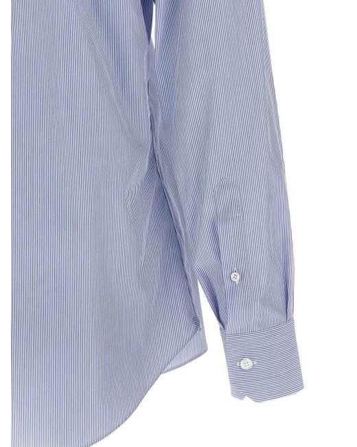 Brioni Blue Trevi Mark Shirt for men