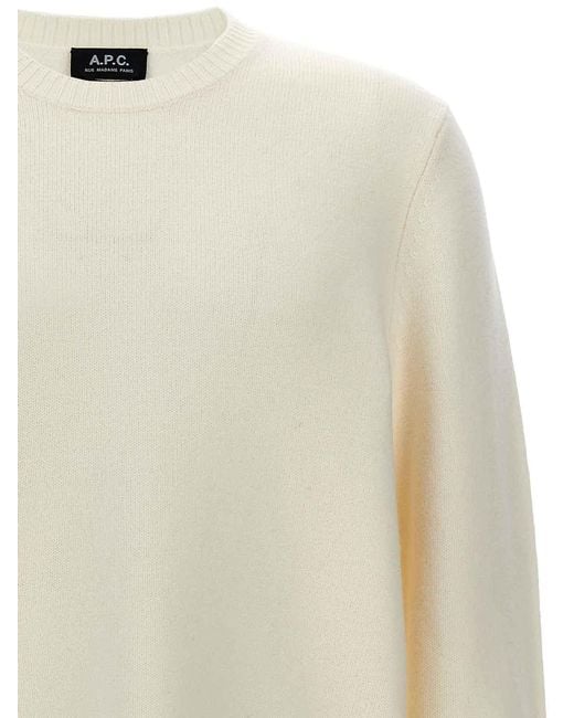 A.P.C. Natural Edward' Sweater for men