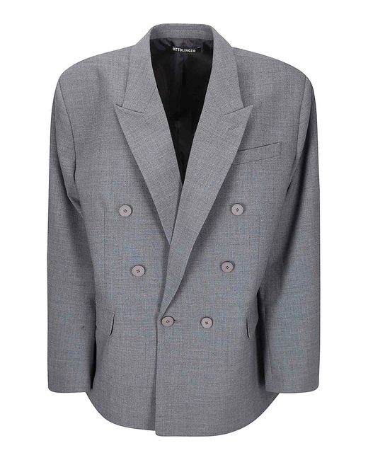 OTTOLINGER Gray Oversize Flex Blazer
