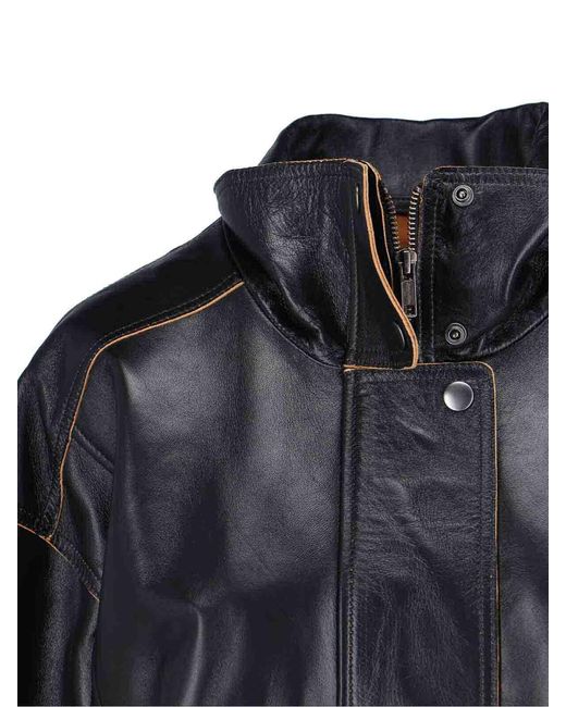 Calvin Klein Black Sheepskin Jacket