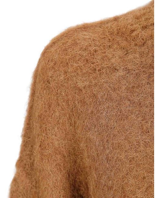 Uma Wang Brown Long Slv Top