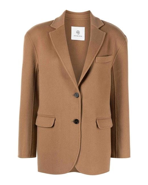 Anine Bing Brown Quinn Blazer