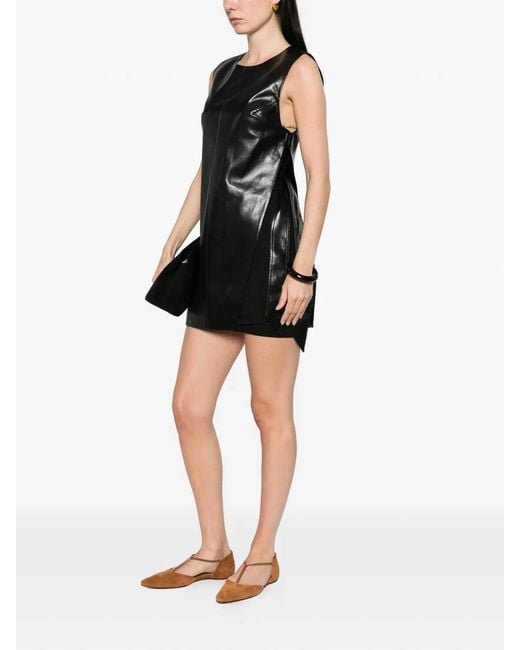 Nanushka Black Winta Dress