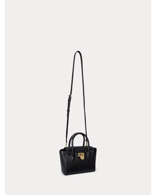 Ralph Lauren Black Tnnr Sm Schl-Satchel-Small
