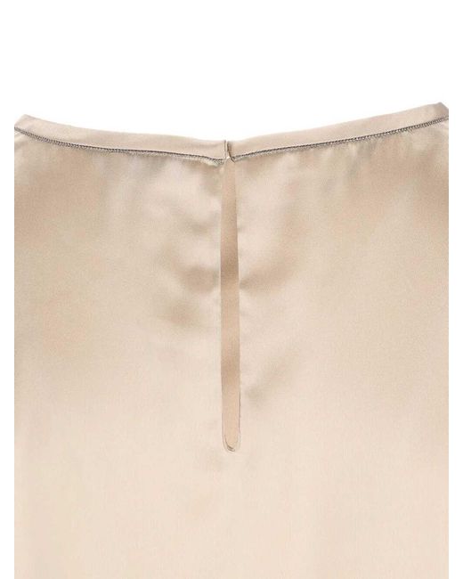 Brunello Cucinelli Natural Blouse