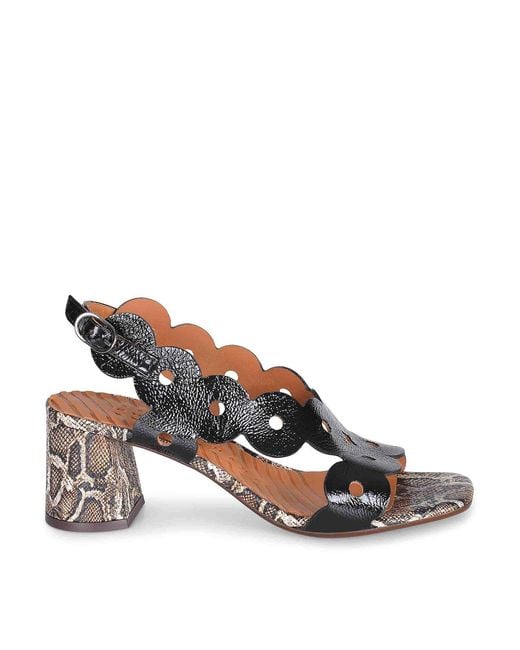 Chie Mihara Natural Sandals Made Of Leather