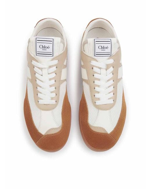 Chloé White Chlo Kick Sneaker