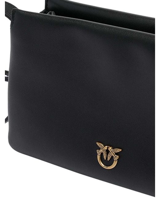 Pinko Black Mini One Two Three Crossbody Bag