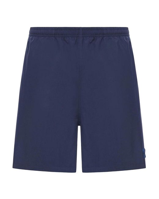AMI Blue Swimsuit With Applied Logo for men