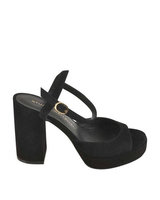 Stuart Weitzman Black Sandals