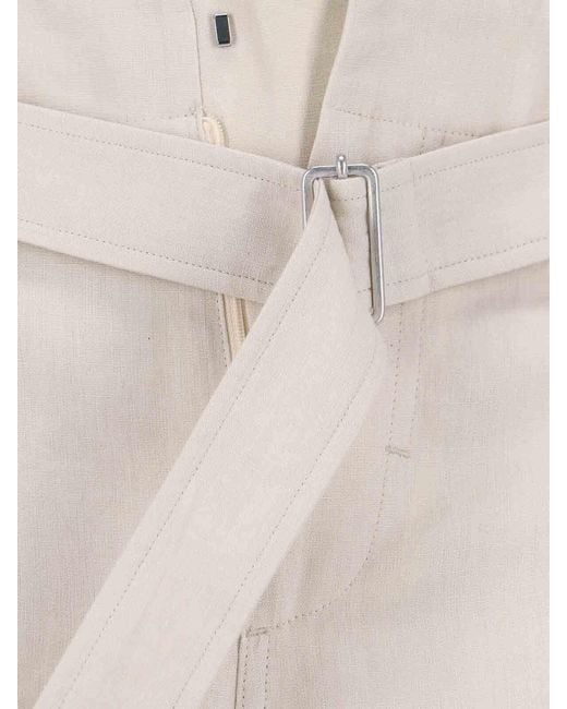 Lardini White Tailored Trousers for men